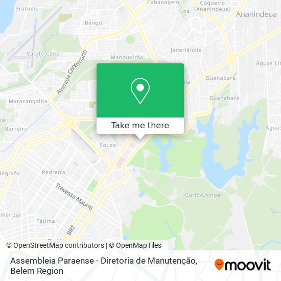 Assembleia Paraense - Diretoria de Manutenção map