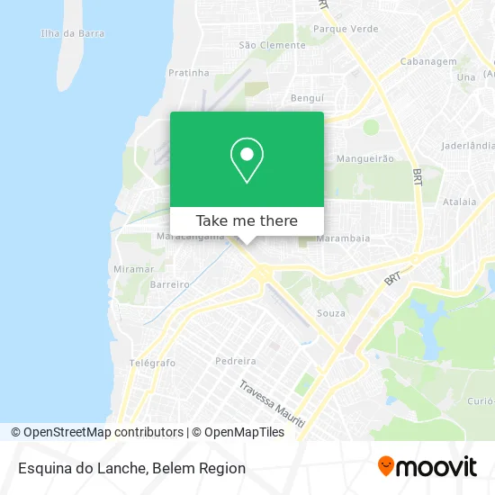 Esquina do Lanche map