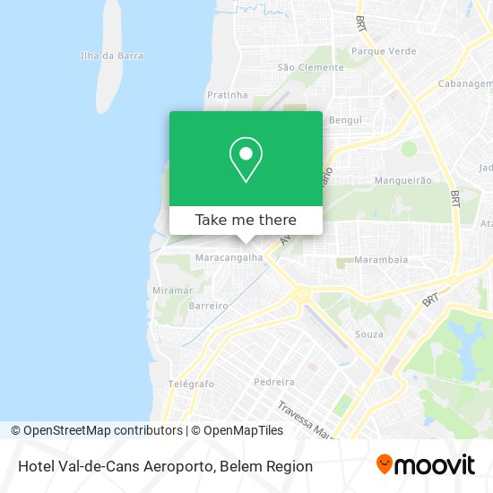 Hotel Val-de-Cans Aeroporto map