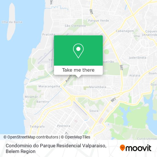 Condomínio do Parque Residencial Valparaiso map