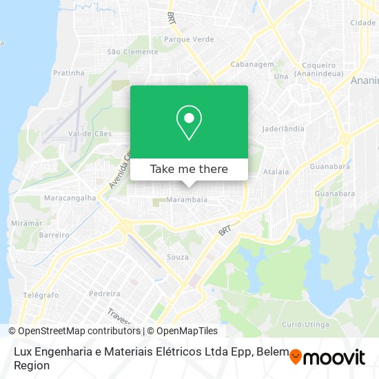 Lux Engenharia e Materiais Elétricos Ltda Epp map