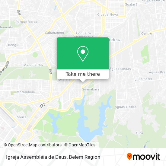 Igreja Assembléia de Deus map