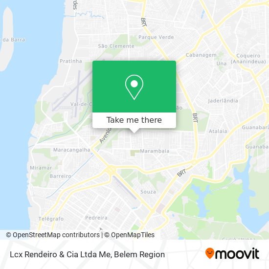 Lcx Rendeiro & Cia Ltda Me map