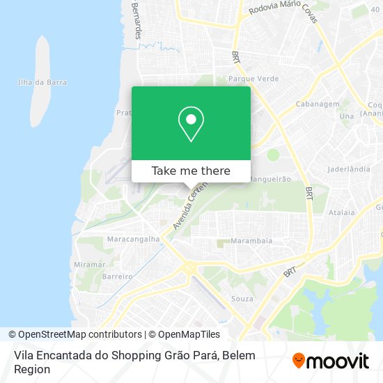 Mapa Vila Encantada do Shopping Grão Pará