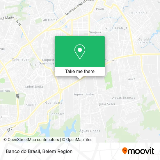 Banco do Brasil map