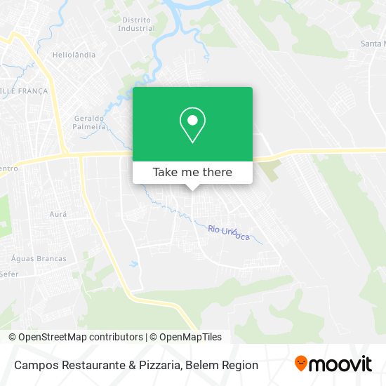 Mapa Campos Restaurante & Pizzaria