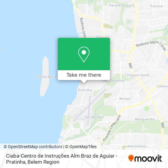 Ciaba-Centro de Instruções Alm Braz de Aguiar - Pratinha map