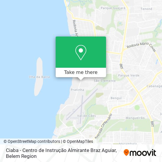 Mapa Ciaba - Centro de Instrução Almirante Braz Aguiar