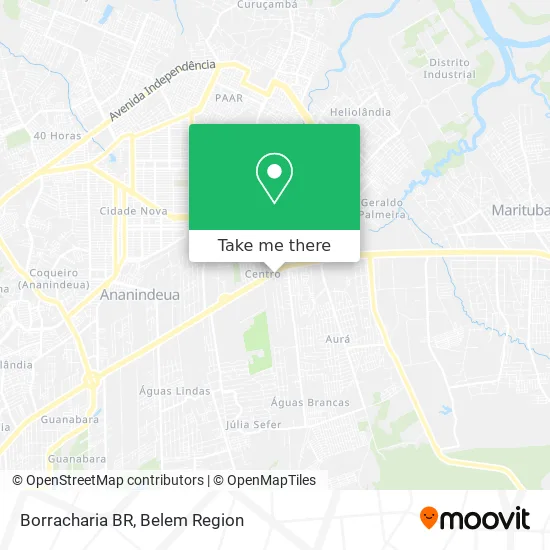 Borracharia BR map