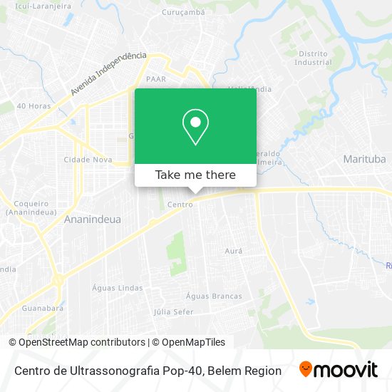 Centro de Ultrassonografia Pop-40 map