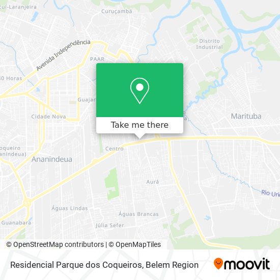 Residencial Parque dos Coqueiros map