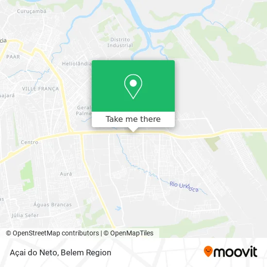 Açai do Neto map
