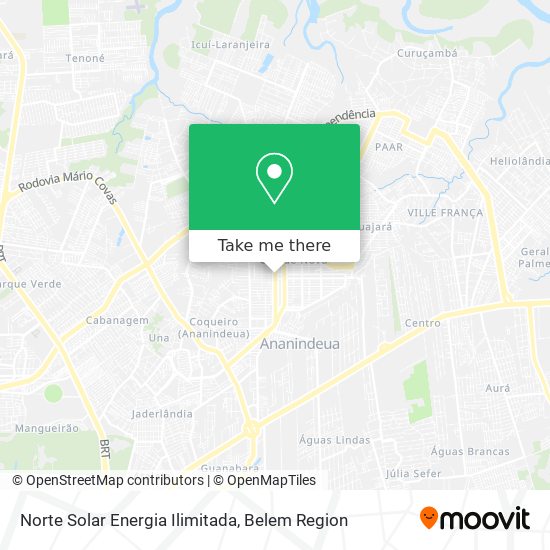 Norte Solar Energia Ilimitada map