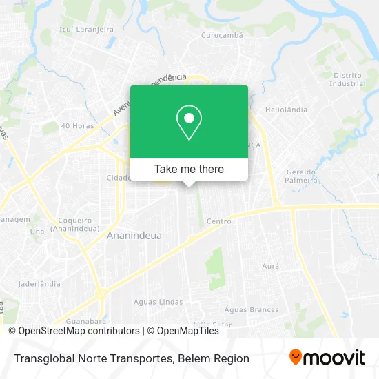 Transglobal Norte Transportes map