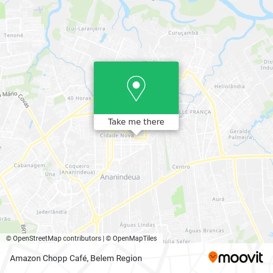 Amazon Chopp Café map