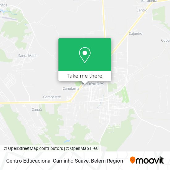 Centro Educacional Caminho Suave map