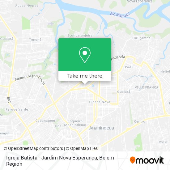 Igreja Batista - Jardim Nova Esperança map