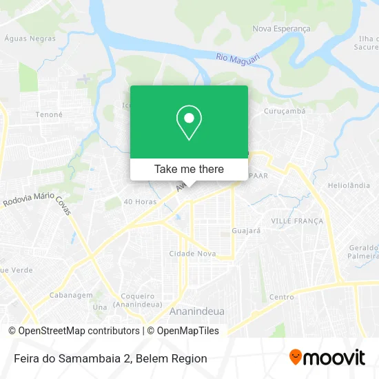 Feira do Samambaia 2 map