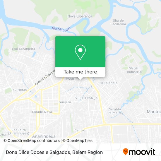 Dona Dilce Doces e Salgados map