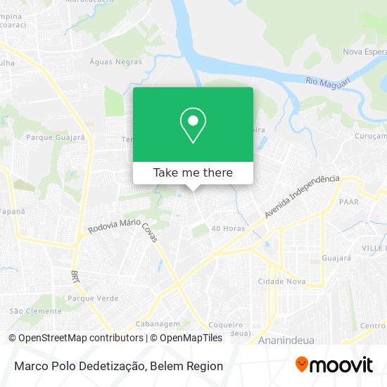 Marco Polo Dedetização map