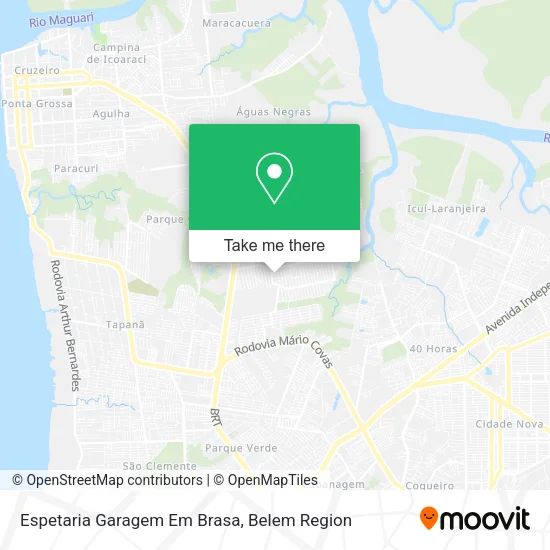 Espetaria Garagem Em Brasa map