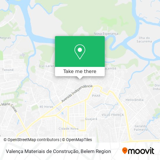 Valença Materiais de Construção map