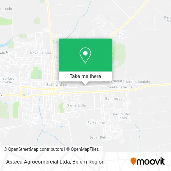 Asteca Agrocomercial Ltda map