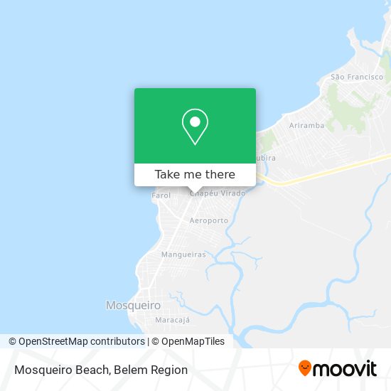 Mosqueiro Beach map