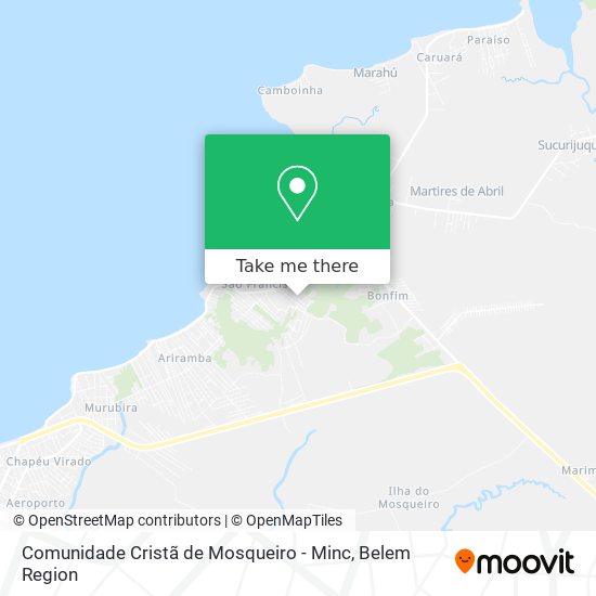 Comunidade Cristã de Mosqueiro - Minc map