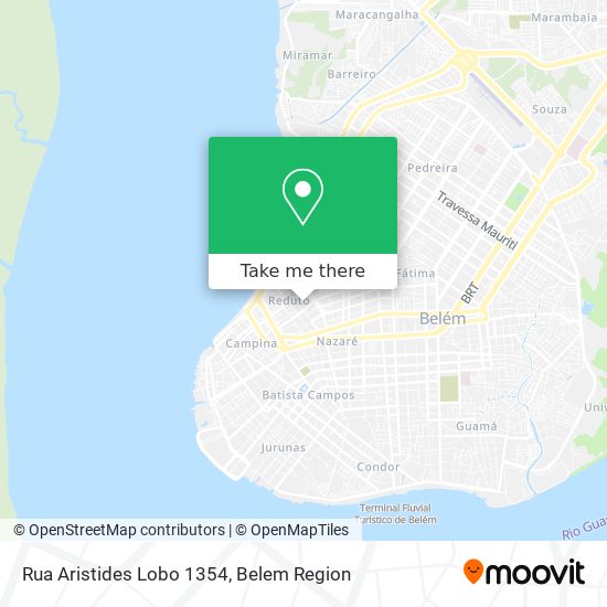 Mapa Rua Aristides Lobo 1354