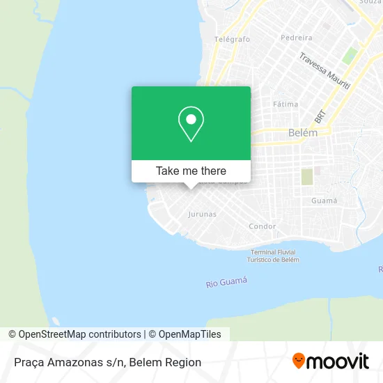 Praça Amazonas s/n map