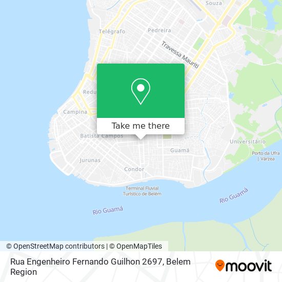 Mapa Rua Engenheiro Fernando Guilhon 2697