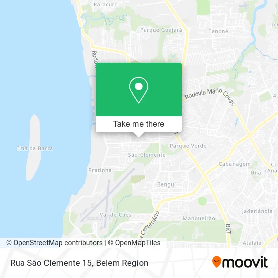 Rua São Clemente 15 map