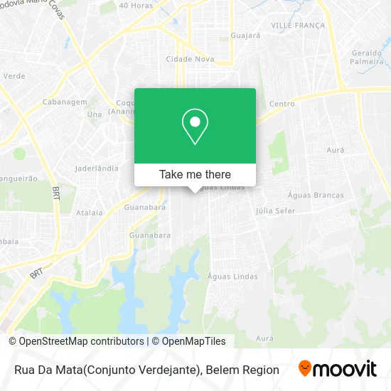 Rua Da Mata(Conjunto Verdejante) map