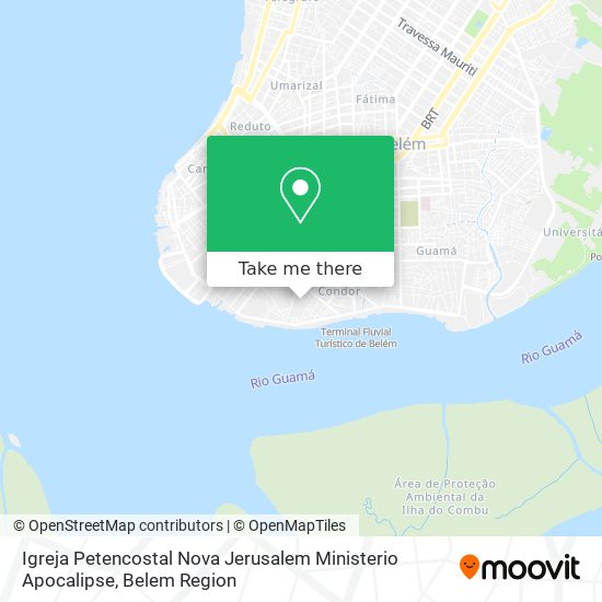 Igreja Petencostal Nova Jerusalem Ministerio Apocalipse map