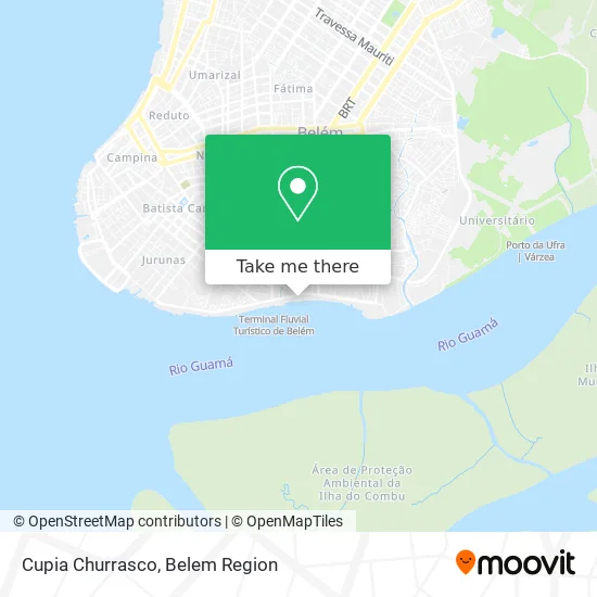 Cupia Churrasco map