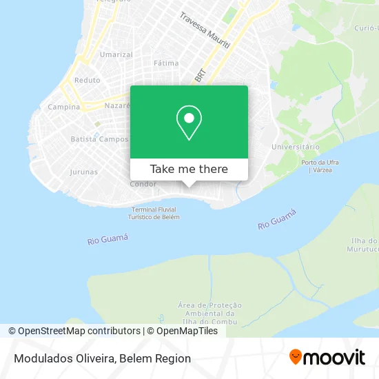 Modulados Oliveira map