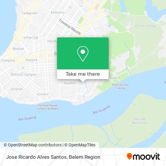 Jose Ricardo Alves Santos map