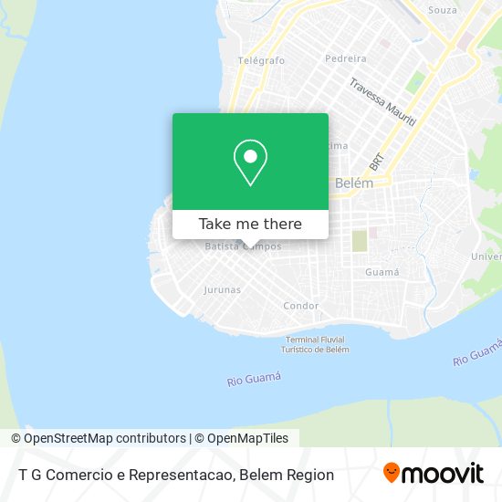 T G Comercio e Representacao map