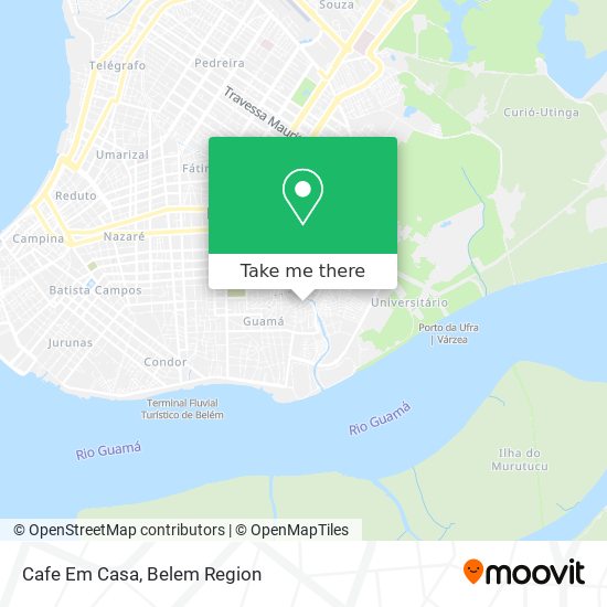 Cafe Em Casa map