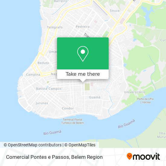 Comercial Pontes e Passos map