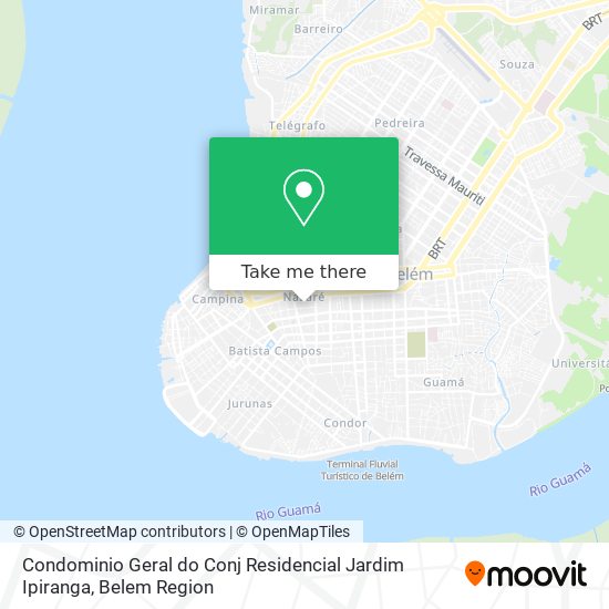 Condominio Geral do Conj Residencial Jardim Ipiranga map