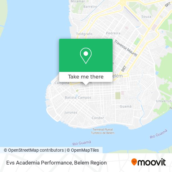 Evs Academia Performance map