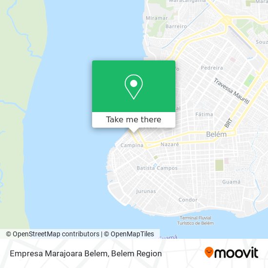 Empresa Marajoara Belem map