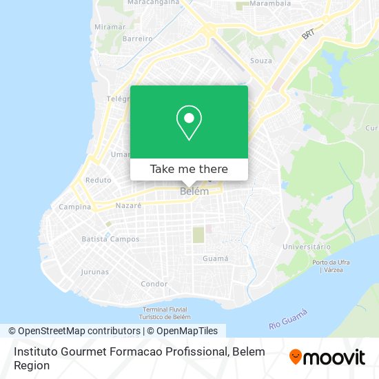 Instituto Gourmet Formacao Profissional map
