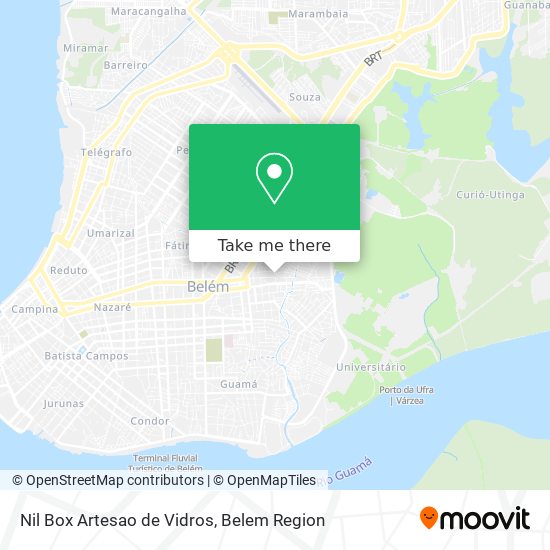Nil Box Artesao de Vidros map