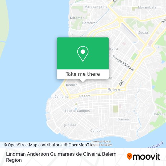 Lindman Anderson Guimaraes de Oliveira map