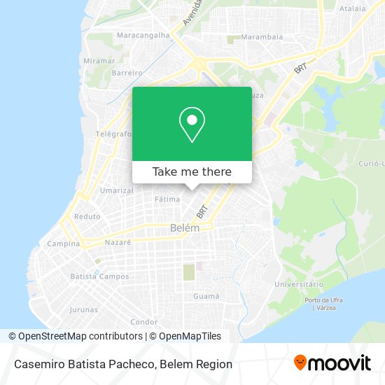 Casemiro Batista Pacheco map