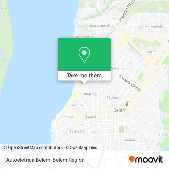 Autoeletrica Belem map