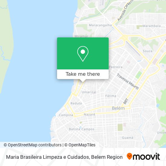 Maria Brasileira Limpeza e Cuidados map